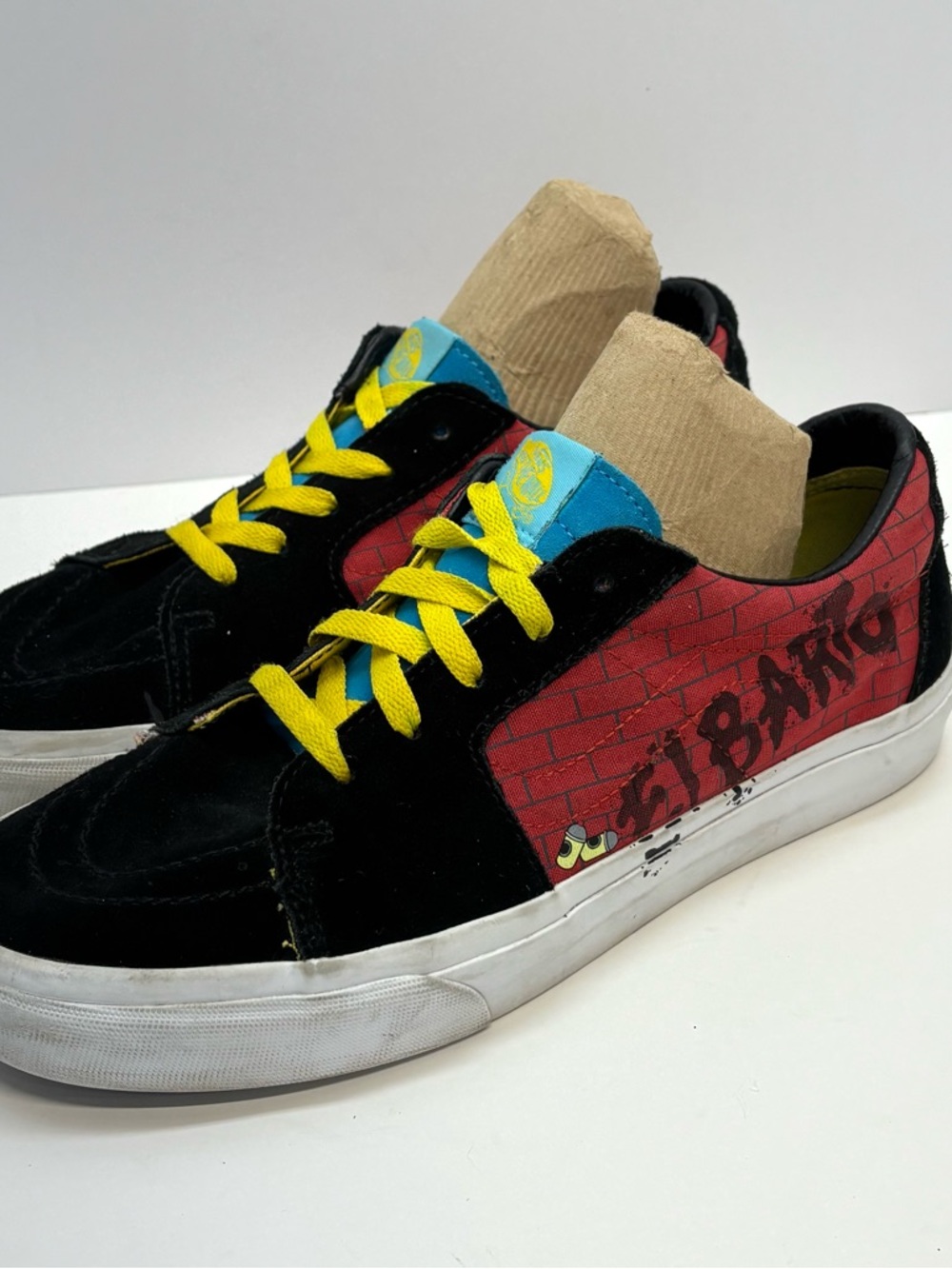 Vans X The Simpsons El Barto Sk8 Low Mens Size US 9 Rare Shoes